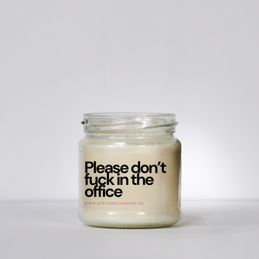 please do not fuck in the office | Attitude Candles