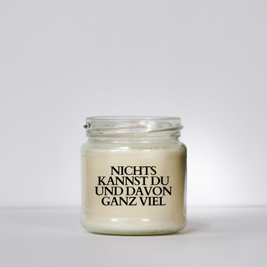 Nichts kannst du und davon ganz viel | Attitude Candles