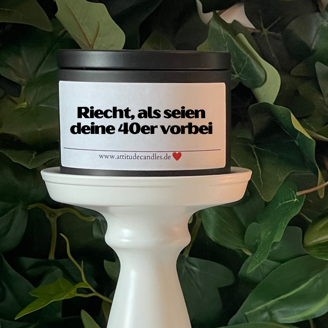 Riecht als seien deine 40er vorbei | Attitude Candles