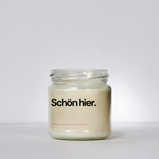 Schön hier | Attitude Candles