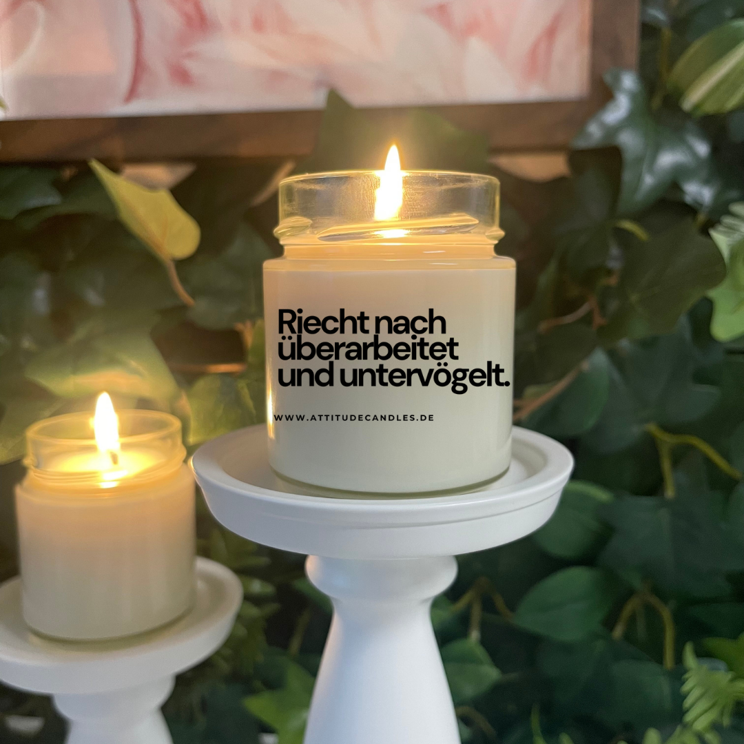 Riecht nach überarbeitet und untervögelt | Attitude Candles