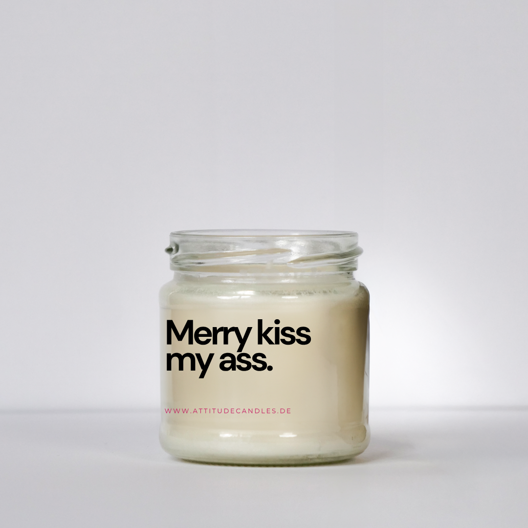 Merry kiss my ass | Attitude Candles