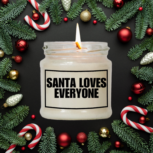 Santa loves everyone | Attitude Candles