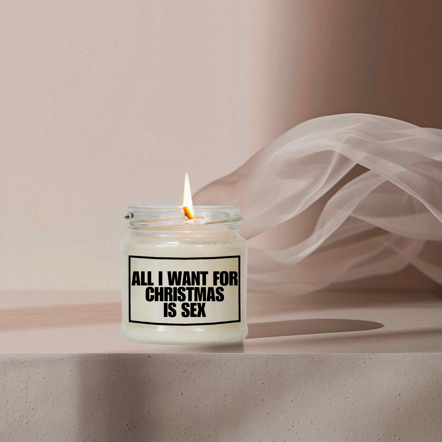 all I want for Christmas is sex | Attitude Candles