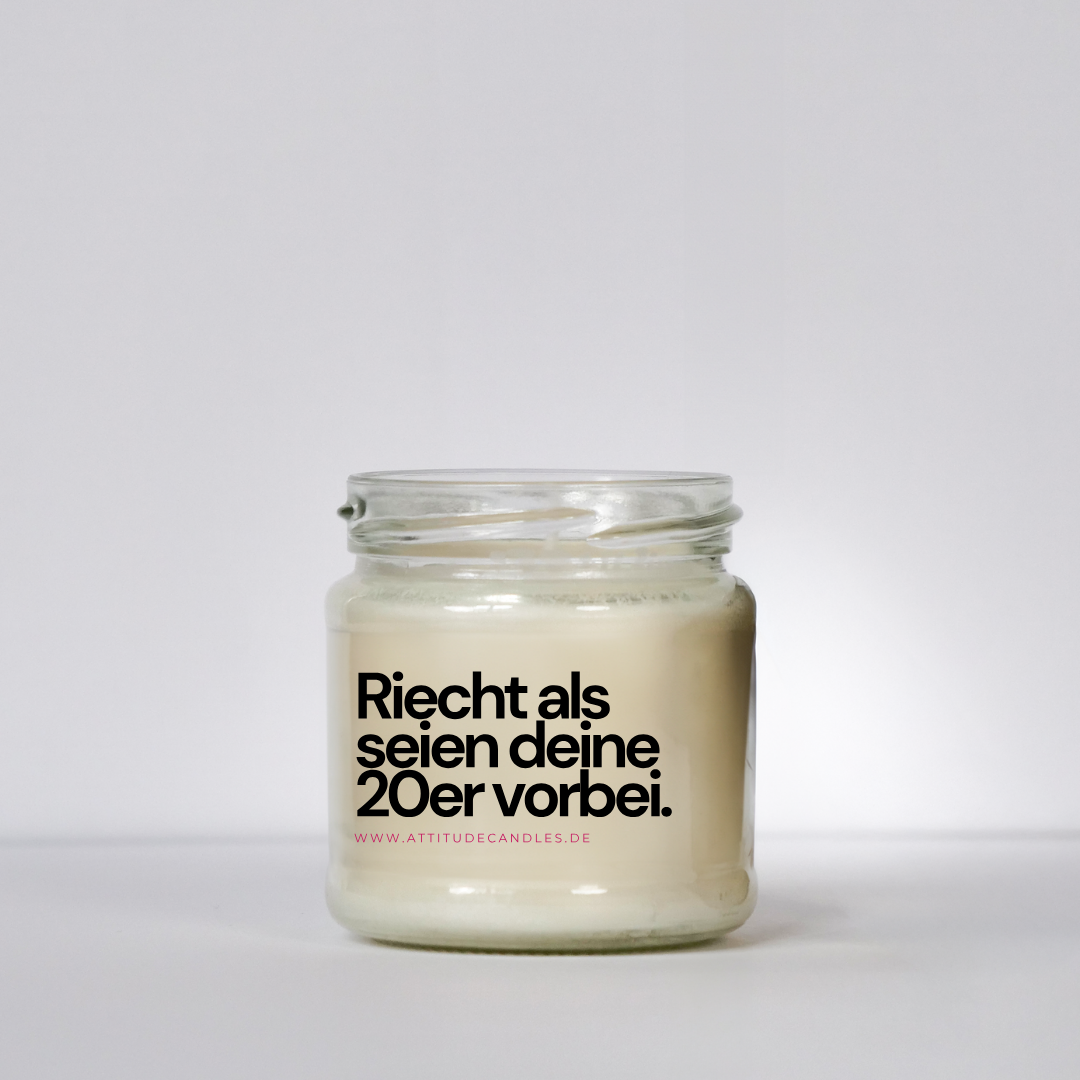 Riecht als seien deine 20er vorbei | Attitude Candles