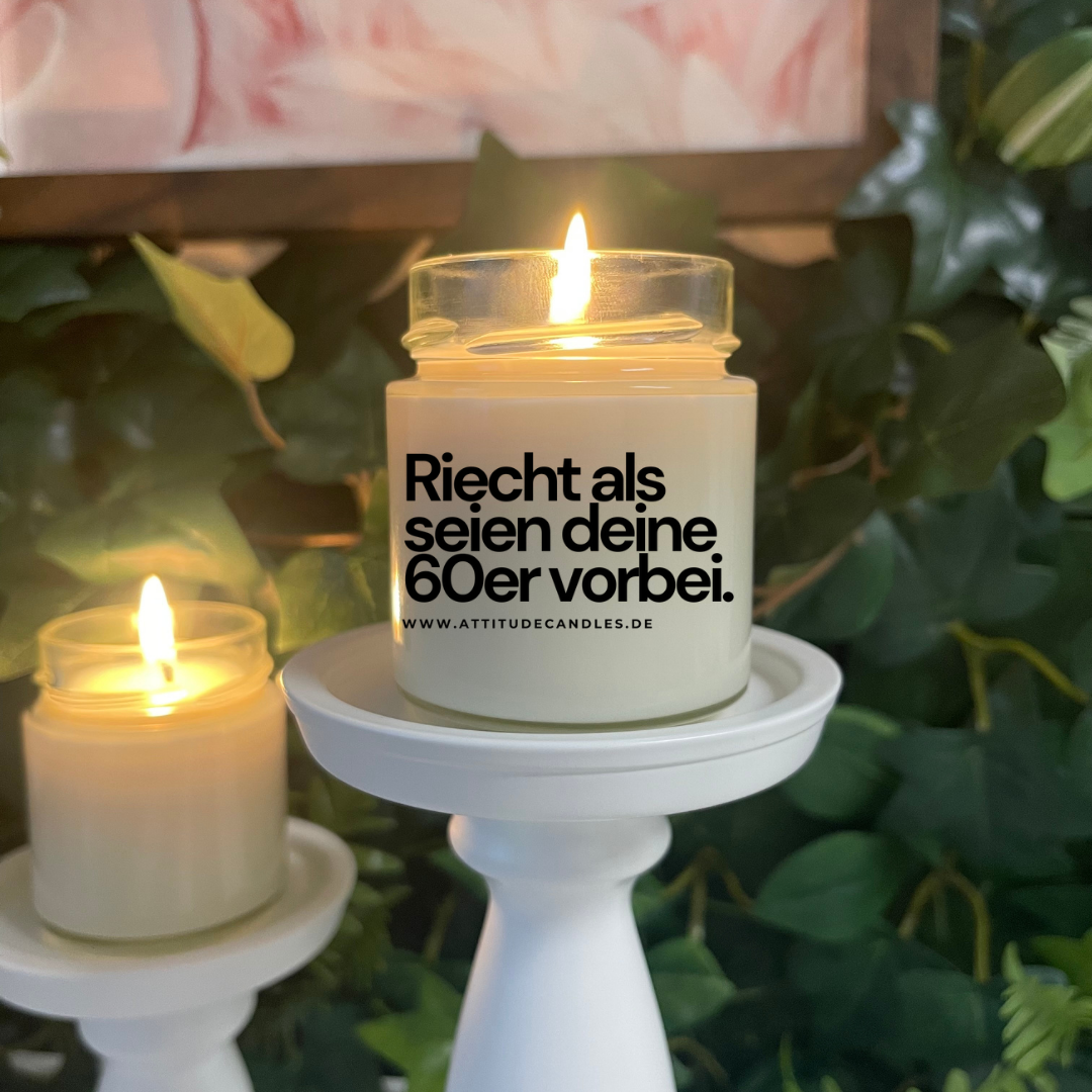 Riecht als seien deine 60er vorbei | Attitude Candles