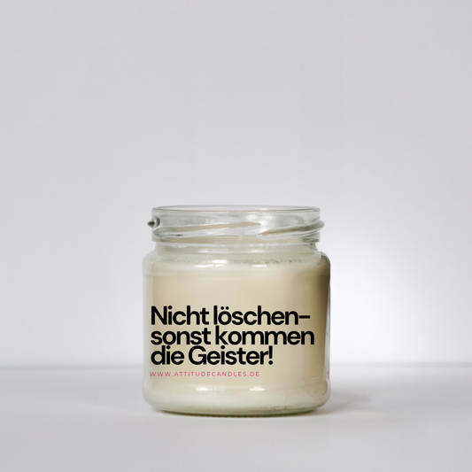 Nicht löschen – sonst kommen die Geister! | Attitude Candles