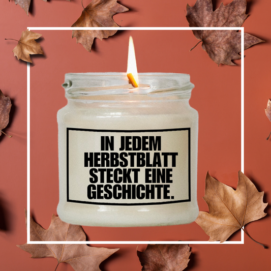 In jedem Herbstblatt steckt eine Geschichte | Attitude Candles