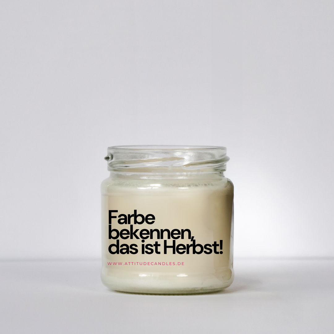 Farbe bekennen, das ist Herbst! | Attitude Candles