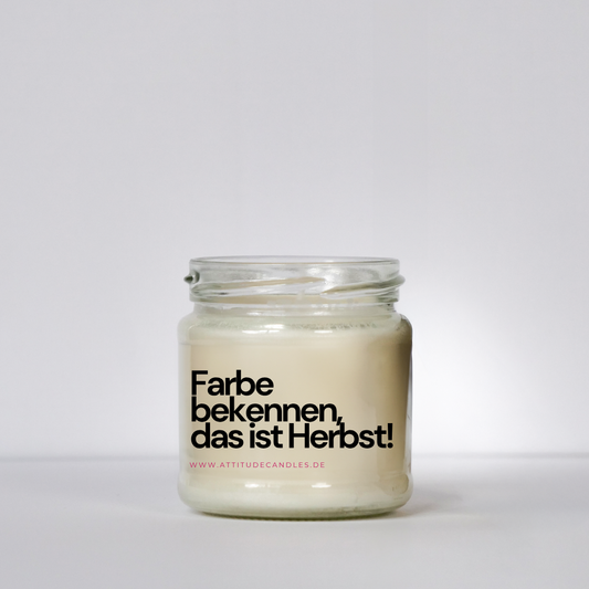 Farbe bekennen, das ist Herbst! | Attitude Candles