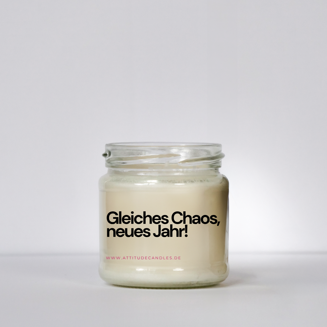 Gleiches Chaos, neues Jahr! | Attitude Candles