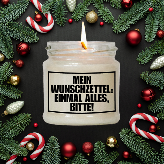 Mein Wunschzettel: Einmal alles, bitte! | Attitude Candles