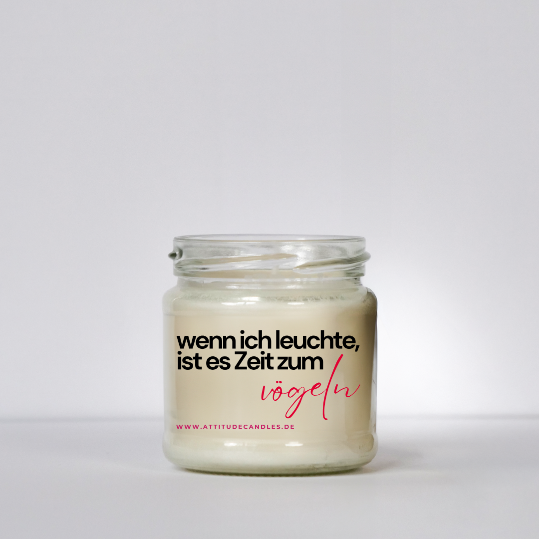 Wenn ich leuchte ist es Zeit zum vögeln | Attitude Candles