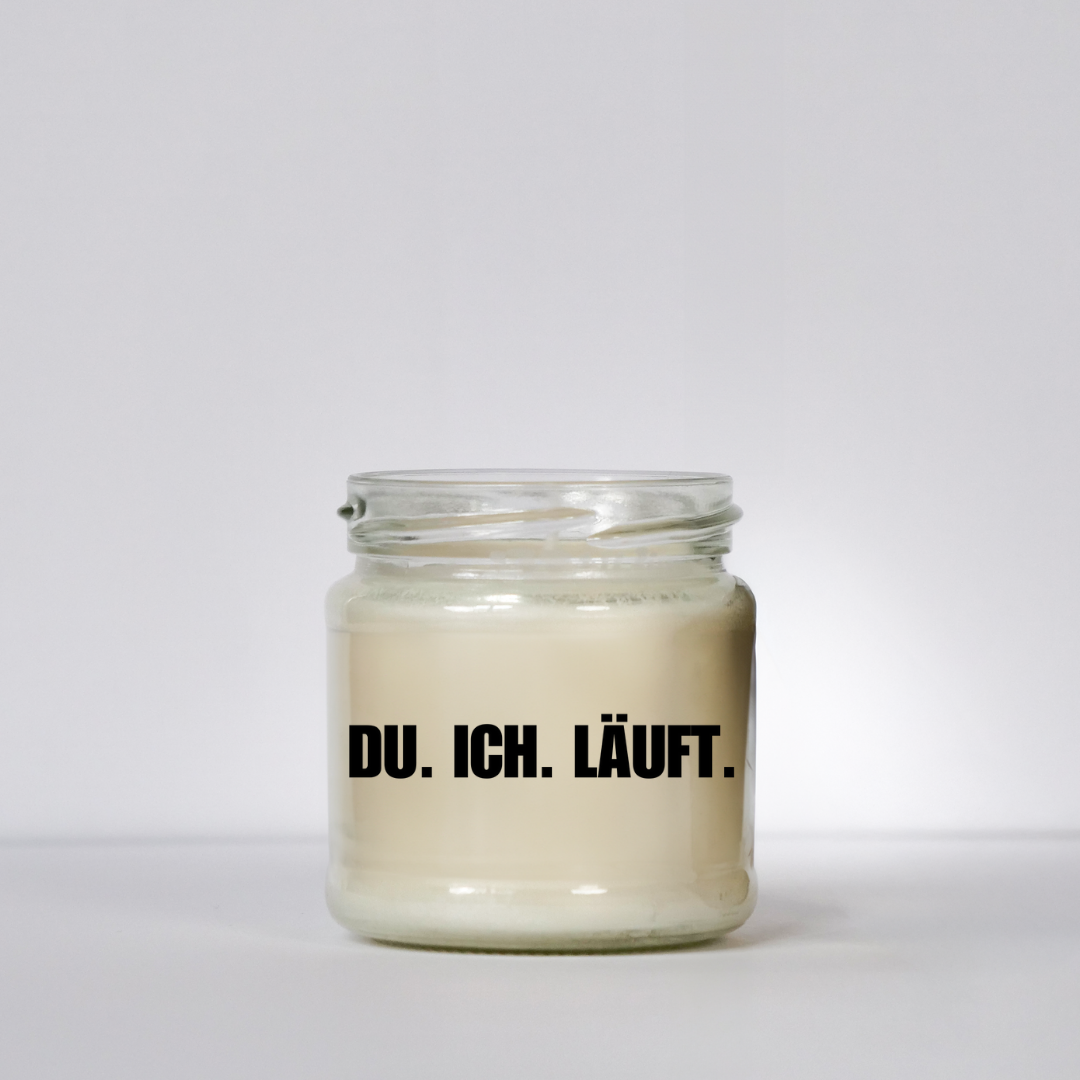 Du. Ich. Läuft. | Attitude Candles | 150ml Sojawachs | 40h Brenndauer