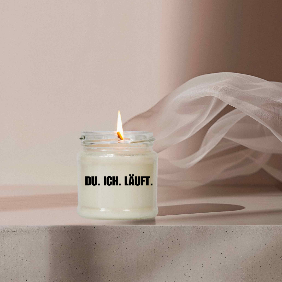 Du. Ich. Läuft. | Attitude Candles | 150ml Sojawachs | 40h Brenndauer