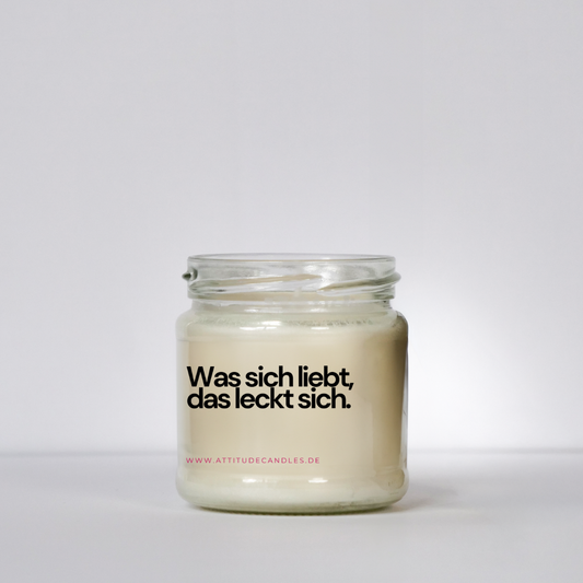 Was sich liebt das leckt sich | Attitude Candles