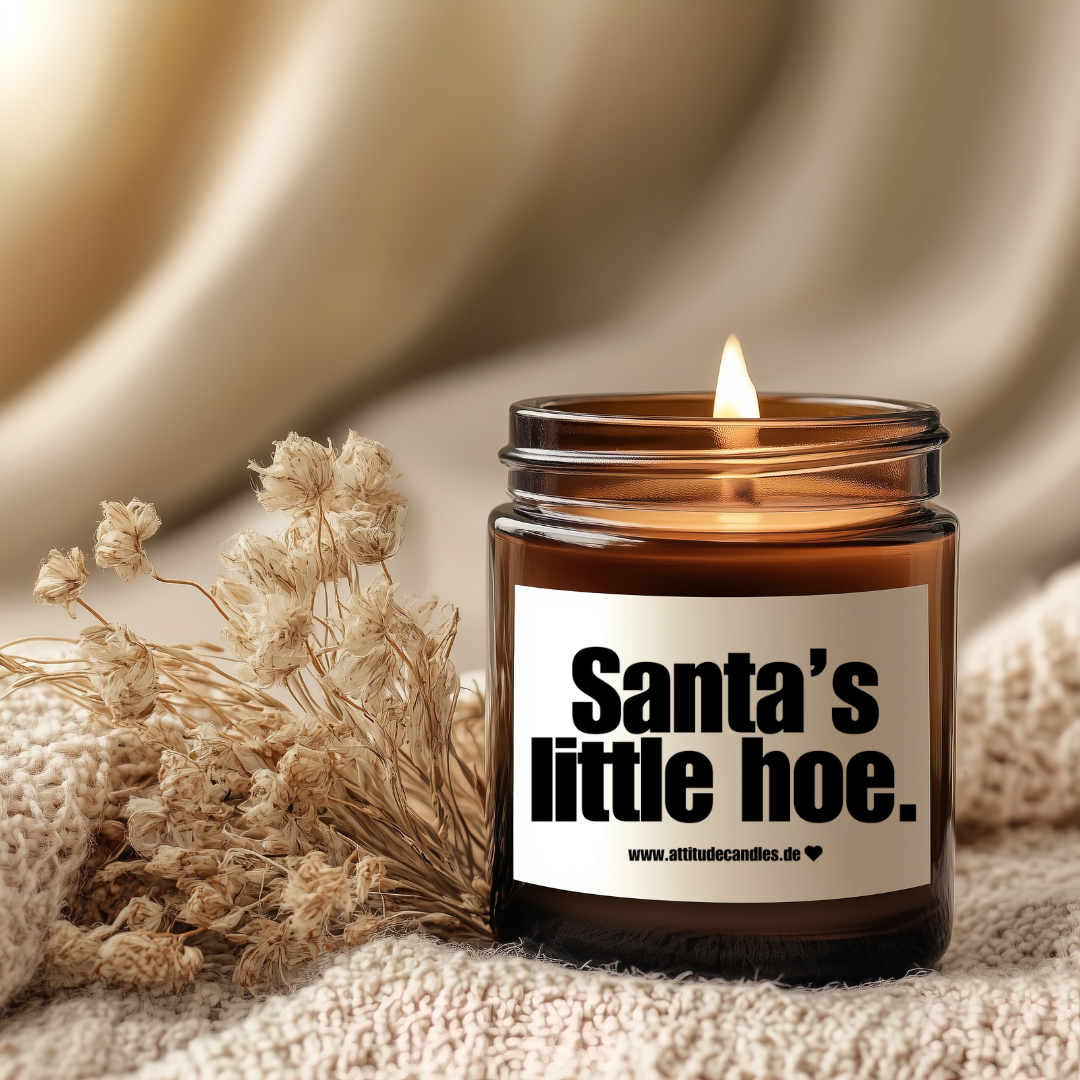 Santa’s little hoe. | Attitude Candles | versch. Größen | 30h oder 50h Brenndauer