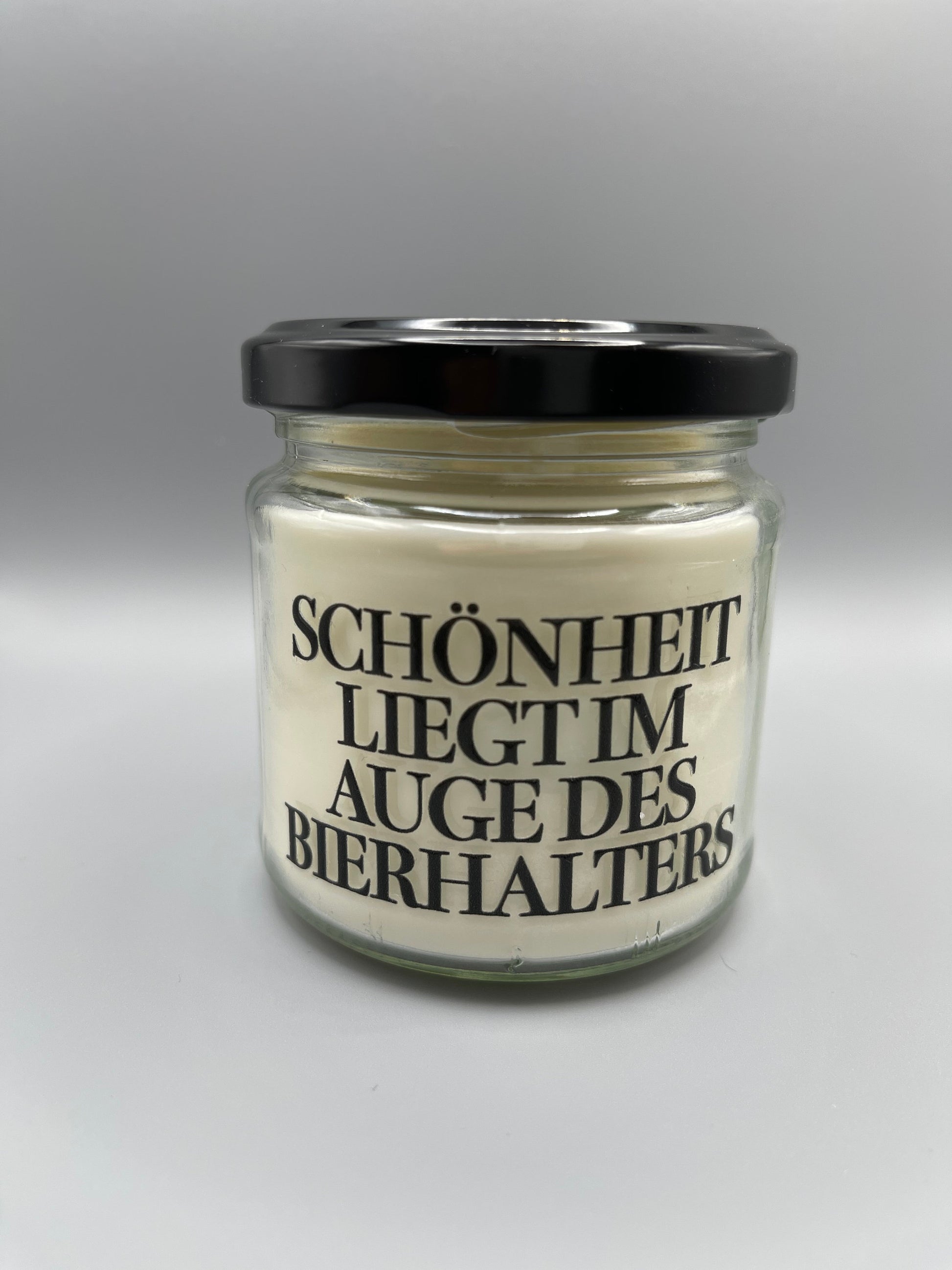 Schönheit liegt im Auge des Bierhalters | Attitude Candles | Duftkerze | 40 Stunden Brenndauer Geschenk Geburtstag Hochzeit Partner Familie