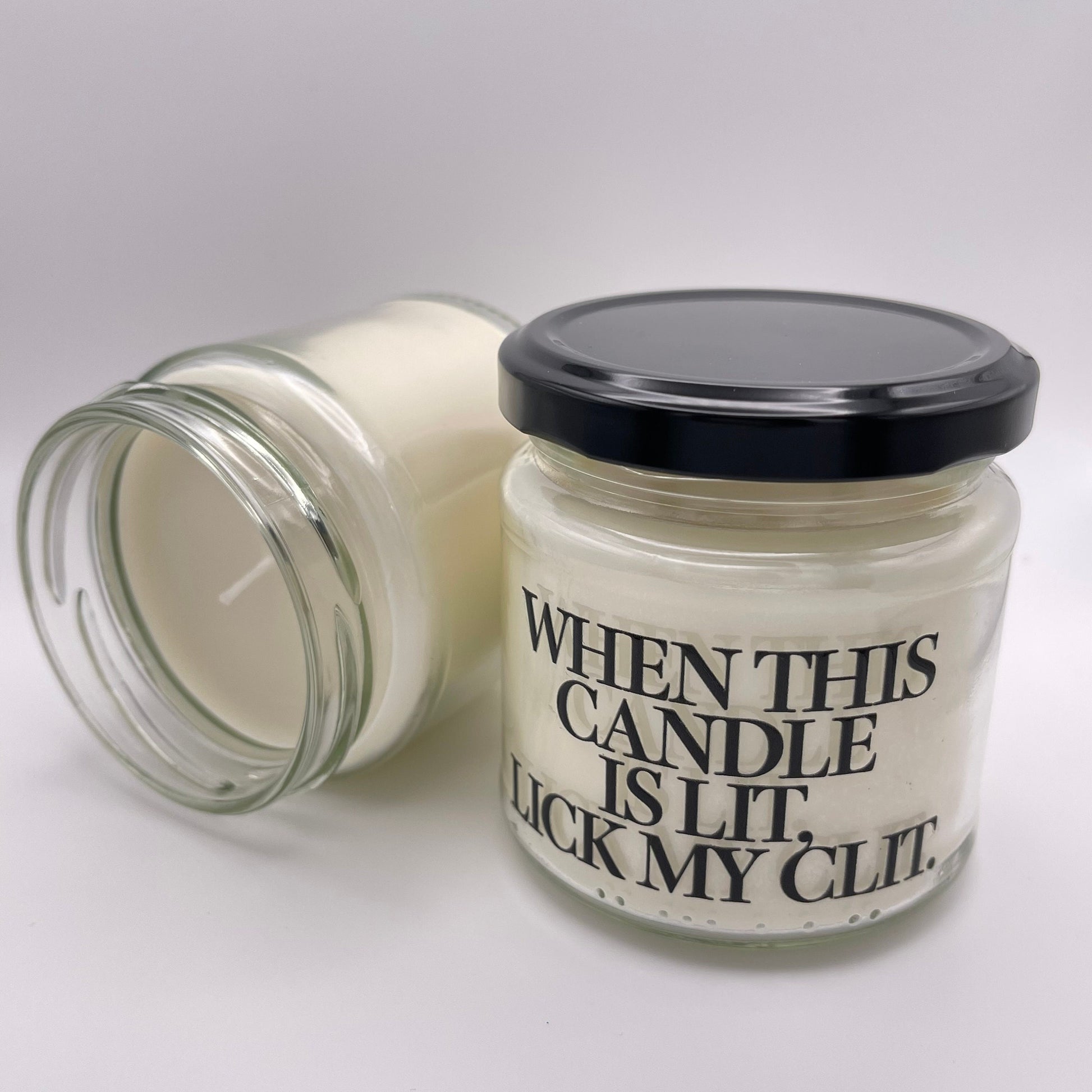 When This Candle is Lit Lick My Clit | Attitude Candles | Kerze | Duftkerze | 40 Stunden Brenndauer | Geschenk Geburtstag Hochzeit Partner