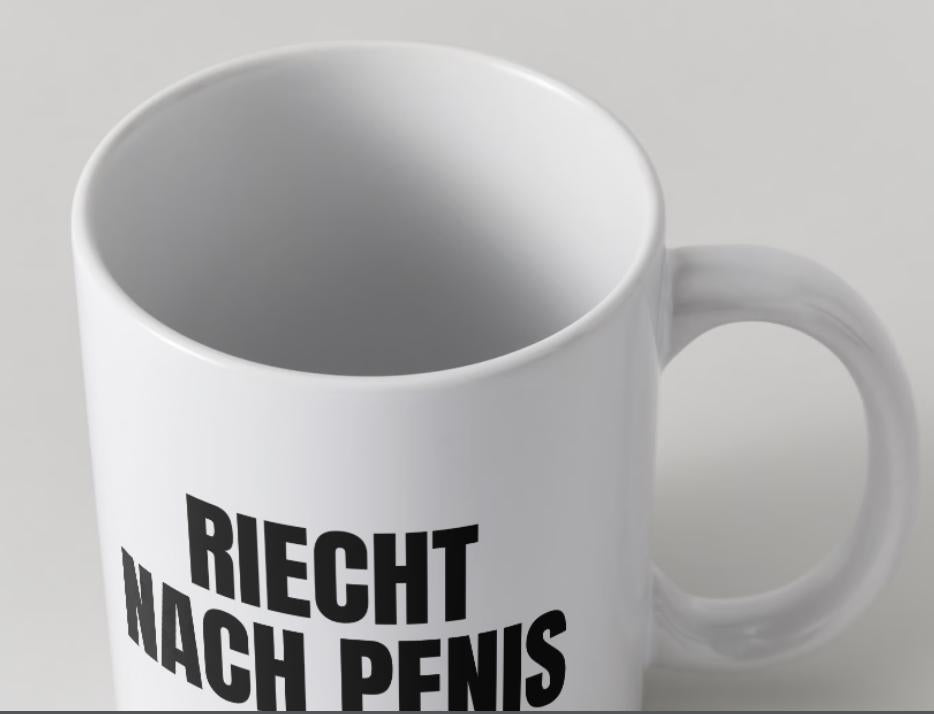 Riecht nach Penis | Tasse | Attitude Candles Duftkerze Geschenk Geburtstag Hochzeit Weihnachten Einweihung