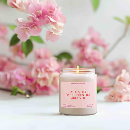 Smells like your twenties are over | Attitude Candles | versch. Größen und Farben