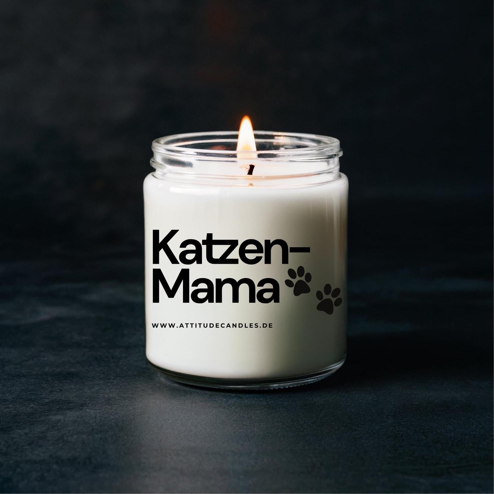 Katzen Mama | Attitude Candles | versch. Größen Duftkerze Geschenk Geburtstag Hochzeit Weihnachten Einweihung