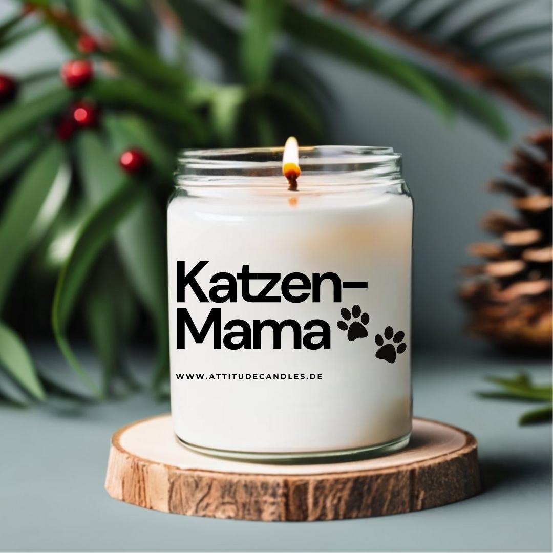 Katzen Mama | Attitude Candles | versch. Größen Duftkerze Geschenk Geburtstag Hochzeit Weihnachten Einweihung