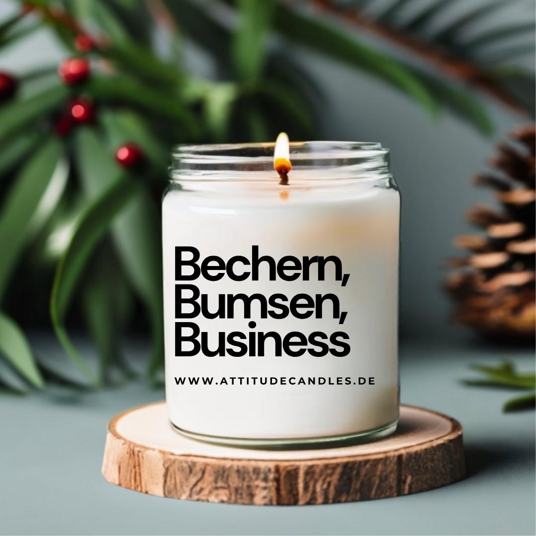 Bechern, Bumsen, Business | Attitude Candles | versch. Größen Duftkerze Geschenk Geburtstag Hochzeit Weihnachten Einweihung