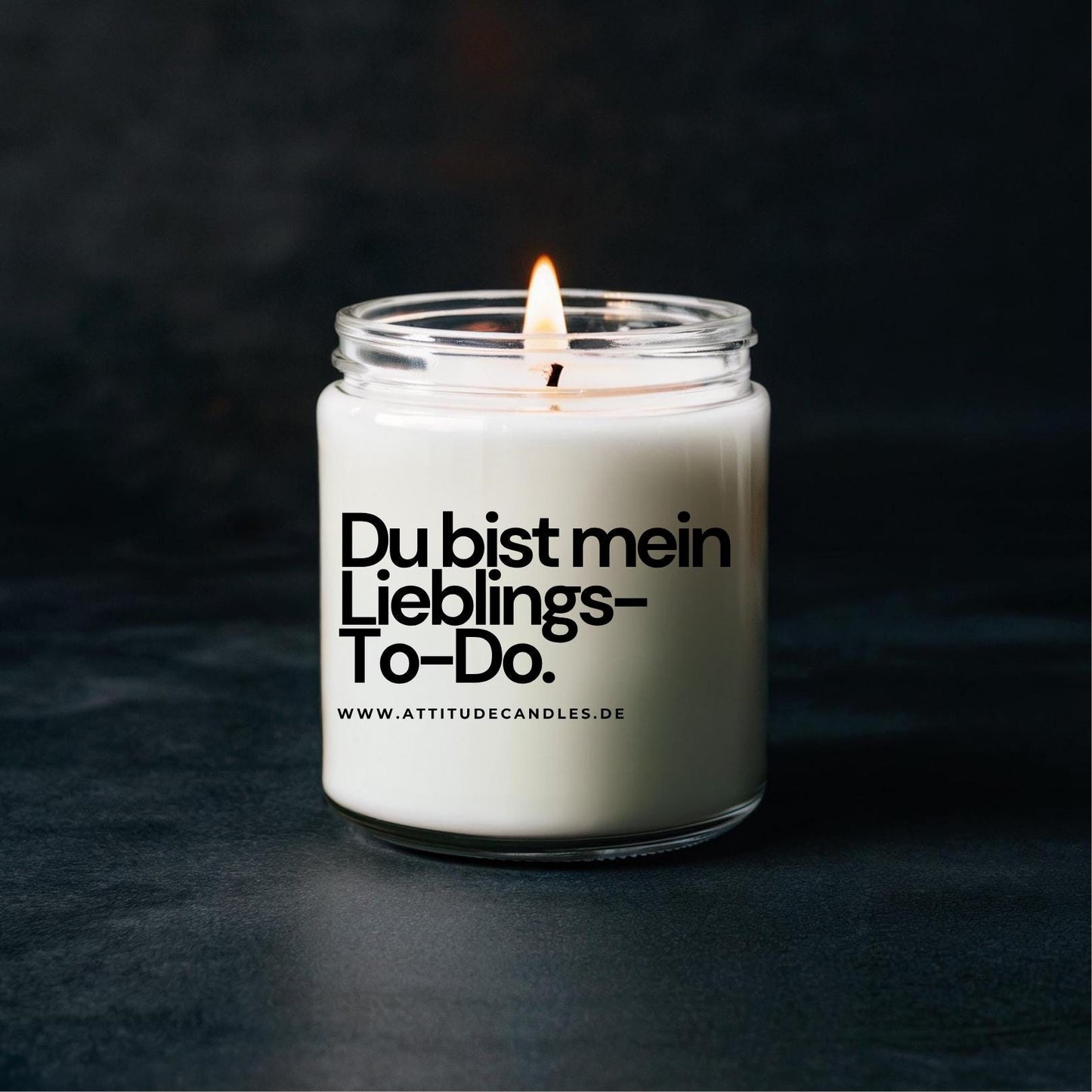 Du bist mein Lieblings-To-Do | Attitude Candles | versch. Größen Duftkerze Geschenk Geburtstag Hochzeit Weihnachten Einweihung